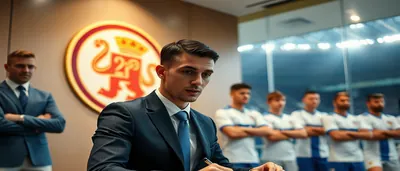 Midfielder Alessandro Nardi, mid-30s, dark hair, focused expression, wearing a plain white shirt with black sleeves and...